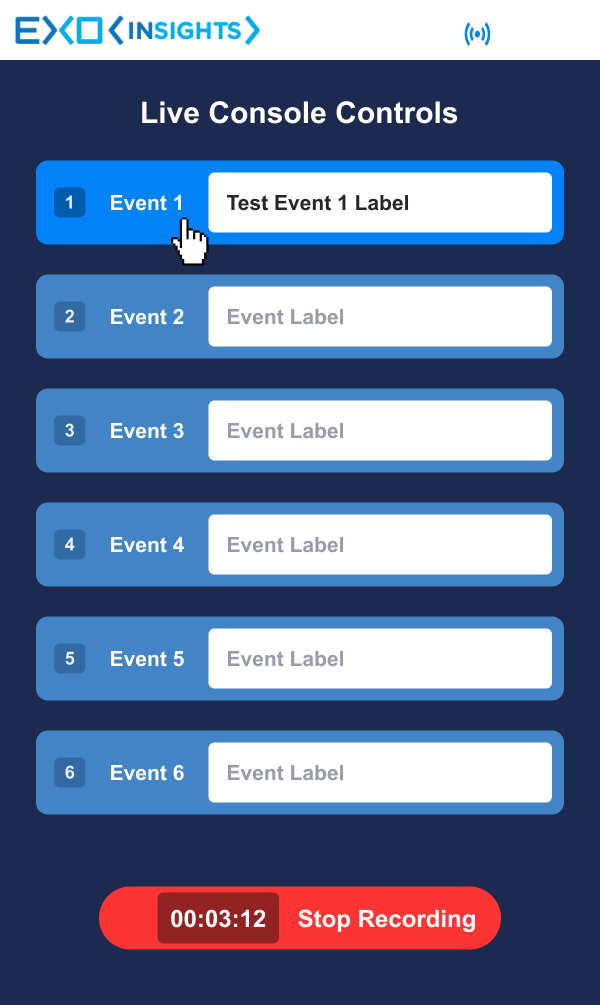 New Events UI